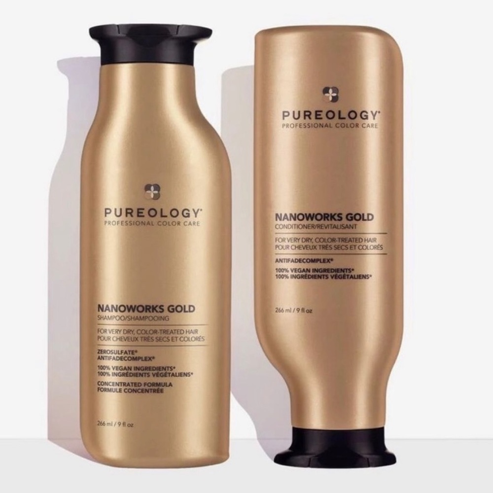 ‼️Pureology Nanoworks Gold Hair Shampoo and Conditioner SET 9 ounce BEST